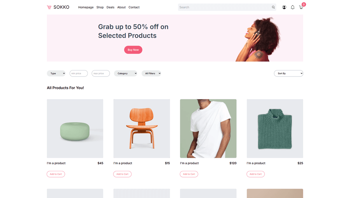 I built a headless eCommerce website using Next.js and the Wix SDK, integrating Wix as a headless CMS to manage products and categories. The frontend, built with Next.js, features server-side rendering, dynamic routing, and a custom shopping cart. This setup delivers a fast, scalable, and fully customizable shopping experience.